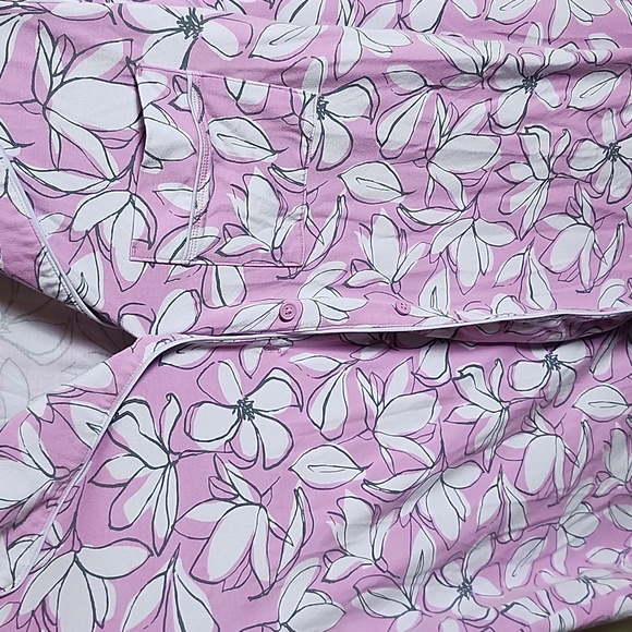 Tommy John Down Time Pajama Set In Violet Magnolia - Picture 8 of 14